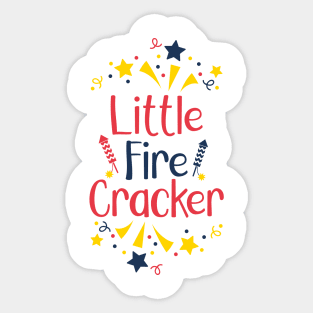 Little fire cracker Sticker